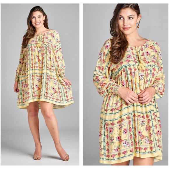 Light Lemon Plus Size Tunic Size LAST ONE!!!!!!!!! - Picture 4 of 8